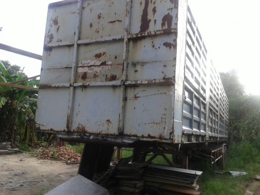 ขายหางพ่วงไม่ดั้ม หางคอกยาว 12 เมตรสภาพพร้อมใช้ทะเบียนเต็มคัสซีสวย