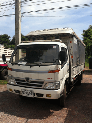 ขายรถ6ล้อHINO ซี่รี่300 พร้อมตู้ รถพร้อมใช้งาน