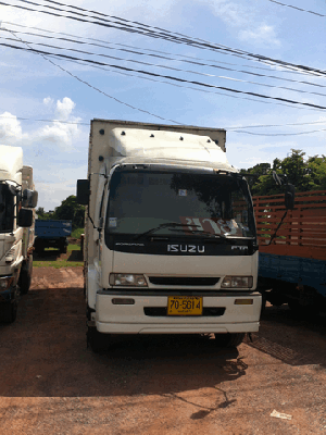 ขายรถ6ล้อ ISUZU DECA FTR200 พร้อมตู้แห้ง10บาน ช่วงยาวพิเศษ
