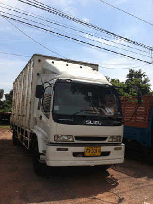 ขายรถ6ล้อ ISUZU DECA FTR200 พร้อมตู้แห้ง10บาน ช่วงยาวพิเศษ
