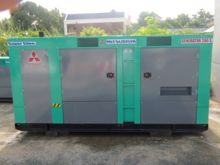 เครื่องปั่นไฟ MITSUBISHI JAPAN 200 kva.รับประกัน12เดือน