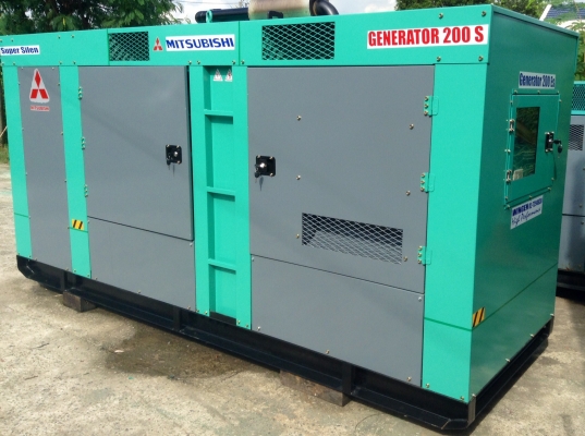 เครื่องปั่นไฟ MITSUBISHI JAPAN 200 kva.รับประกัน12เดือน