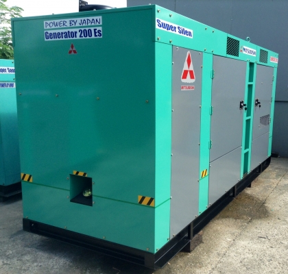 เครื่องปั่นไฟ MITSUBISHI JAPAN 200 kva.รับประกัน12เดือน