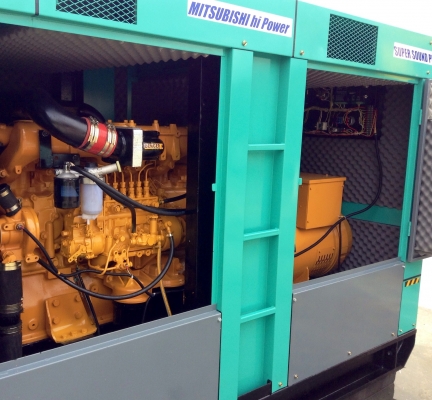 เครื่องปั่นไฟ MITSUBISHI JAPAN 200 kva.รับประกัน12เดือน