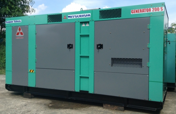 เครื่องปั่นไฟ MITSUBISHI JAPAN 200 kva.รับประกัน12เดือน