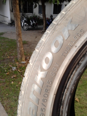 195/60R15 HANKOOK QX OPTIMO  มี 2 เส้น TEL.081-427-3941