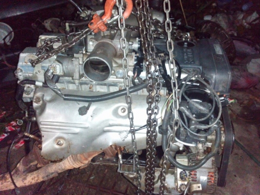 เครื่องยนต์ toyota 2jz ge 3000cc  พร้อมเกียร์ ชุดสายไฟ กล่อง และเอกสารอินวอยเครื่อง