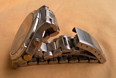 Seiko Chronograph 7t27 6a50 quartz จับเวลาสามวง