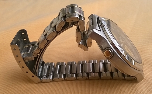 Seiko Chronograph 7t27 6a50 quartz จับเวลาสามวง