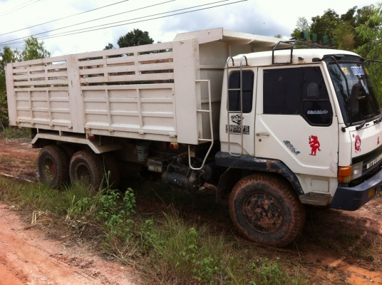 ขายรถบรรทุก 10 ล้อดั้ม 2 เพลา MITSU FUSO TURBOTF 76XX สภาพพร้อมใช้ทะเบียนพร้อม