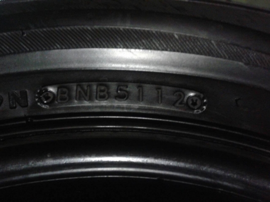 ยาง 195-65-15 บริดสโตน ทรูรันซ่า GR90 เดือน ธ.ค. ปี12