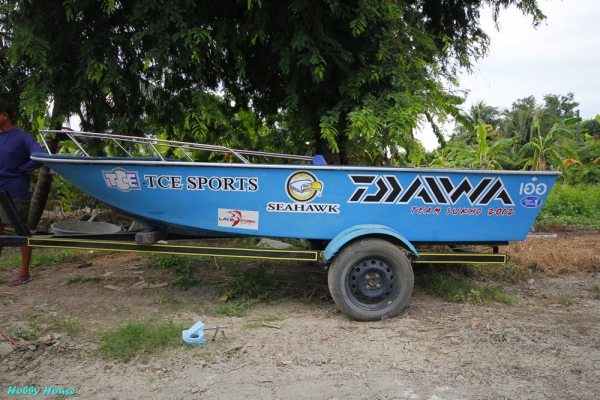 ขายเรือไฟเบอร์14ฟุตพร้อมเทรนเลอร์