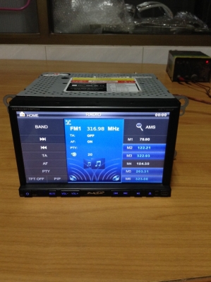 ขายทีวี 2 DIN Zulex เล่นแผ่นไม่ได้นอกนั้นทำงานปกติ