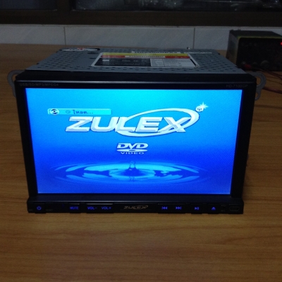 ขายทีวี 2 DIN Zulex เล่นแผ่นไม่ได้นอกนั้นทำงานปกติ