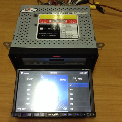 ขายทีวี 2 DIN Zulex เล่นแผ่นไม่ได้นอกนั้นทำงานปกติ