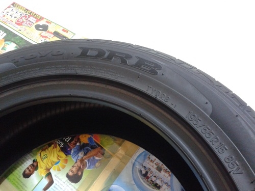 ยางยุ่น,195-55-15 TOYO DRB ดอกหนาปลาย12หนึ่งคู่ 1,800 ยางยุ่น,195-55-15 TOYO DRB ดอกหนาปลาย12หนึ่งคู่ 1,800