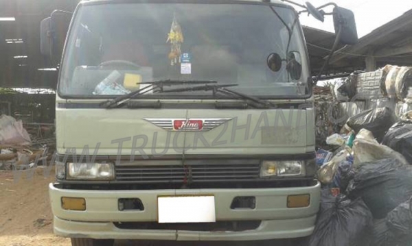 HINO 10 ล้อ กระบะรั้วเหล็ก รุ่น FL3H เครื่อง 6 สูบ 195 แรงม้า