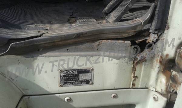 HINO 10 ล้อ กระบะรั้วเหล็ก รุ่น FL3H เครื่อง 6 สูบ 195 แรงม้า