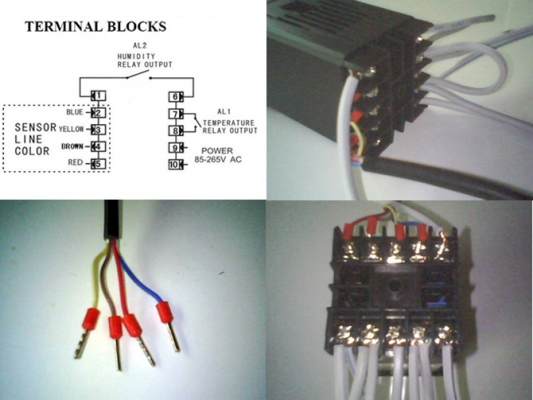 เครื่องควบคุมอุณหภูมิ-ความชื้นอัตโนมัติ พร้อมสายเซ็นเซอร์ยาว 2 ม.