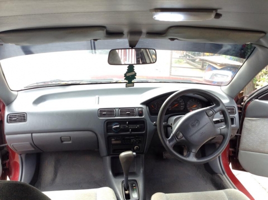 ขาย ครับ toyota SOLUNA ปี97 ตัวท๊อป airbag 1.5 ออโต้ เครื่องเกียร ดีมากๆ แห้ง สีบาง ไม่มีโดนหนัก ทรงเดิมดีมาก สีไม่ขี้เหล่ภายในสวยมากไม่มีขาด แตก หัก ไฟฟ้า แม็ก4วงแอรหนาว ช่วงล่างดีมีเลี้ยวดัง สีเงา มีเก็บบ้าง พร้อมใช้. วิ่งไกล สบาย ไม่เคยติด แกส ราคานี้