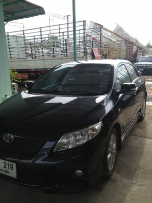 ขายTOYOTA ALTIS G ตัวTOP เครื่อง2.0 VVT-I ปี2009 สีดำ เกียร์ออร์โต้ สตาทมือ ชั่วโมงทำงานน้อยกว่า 1แสนชั่วโมง รถเดิม สีเดิม สวยพร้อมใช้งาน เอกสารพร้อมโอน สนใจโทร090-8588220คุณนะ ID:narong498 หรือ www.truck.in.th/498