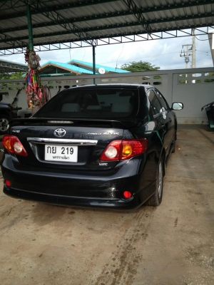 ขายTOYOTA ALTIS G ตัวTOP เครื่อง2.0 VVT-I ปี2009 สีดำ เกียร์ออร์โต้ สตาทมือ ชั่วโมงทำงานน้อยกว่า 1แสนชั่วโมง รถเดิม สีเดิม สวยพร้อมใช้งาน เอกสารพร้อมโอน สนใจโทร090-8588220คุณนะ ID:narong498 หรือ www.truck.in.th/498