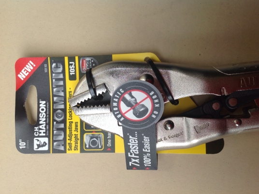 คีมล็อค10"AUTOMATIC STRAIGHT JAW C.H. HANSON คีมล็อค10"AUTOMATIC STRAIGHT JAW C.H. HANSON