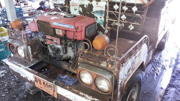 ***ขายแล้วครับขอบคุณ Truck2hand ขายแต๋น4ล้อ เครื่องKUBOTA ET11แรง เครื่องดี สตาร์ทติดง่าย แน่นดี แรงใช้ได้ เกียร์bu เข้าง่ายไม่หลุด ช่วงล่างbuddy คัสซีหน้า4 สวยเดิมไม่ปะไม่ผุ กระบะพื้นไม้คอกไม้สภาพสสวยเดิม ยาว2.50ม.พื้นสวยคอกดี ไม่โก่งไม่โย้ ยางสวย4เส้น ร