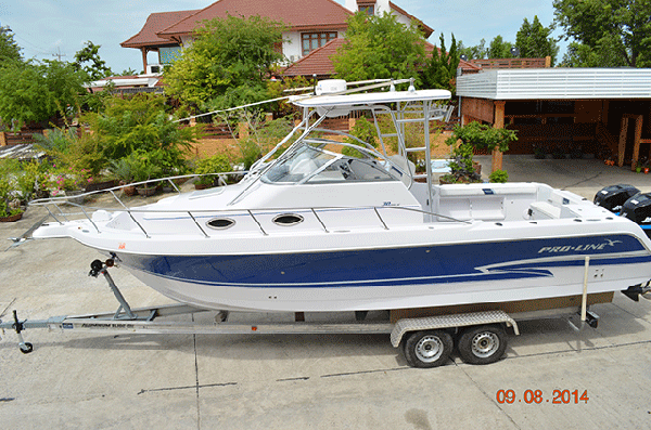 Proline 30Walk, 33 foot, 450 hp Mercury 4 stroke (225x2)