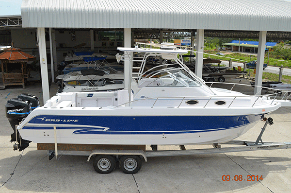 Proline 30Walk, 33 foot, 450 hp Mercury 4 stroke (225x2)