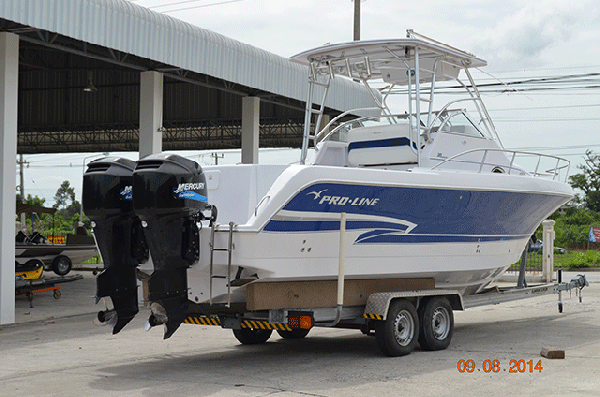 Proline 30Walk, 33 foot, 450 hp Mercury 4 stroke (225x2)