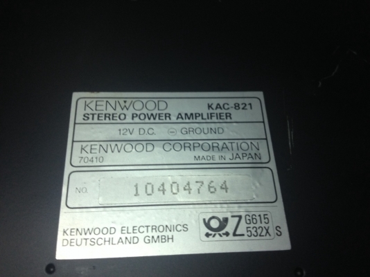 ขายแอมป์ KENWOOD รุ่น KAC-821 (2ch) MADE IN JAPAN สภาพสวยเสียงดี ขายแอมป์ KENWOOD รุ่น KAC-821 (2ch) MADE IN JAPAN สภาพสวยเสียงดี