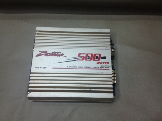 ขายแอมป์ Bostwick BOS-A1.2SP(2ch)500w ขายถูกๆ900.-