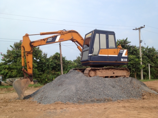 ขายรถแม็คโคร  SK 60-2 สภาพเก่านอก มีลายหัวเจาะพร้อมใช้