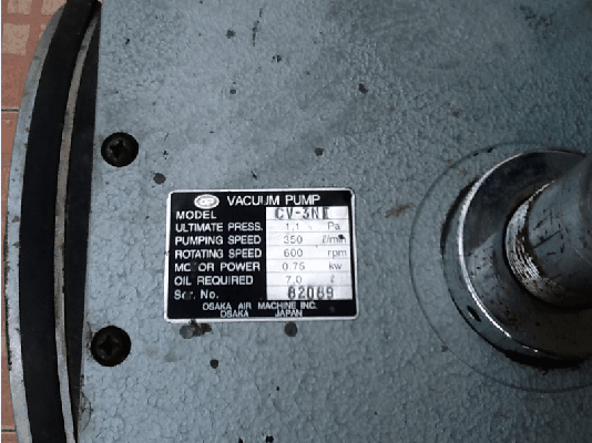 ขายถูก VACUUM PUMP CV-3NI Made in japan.