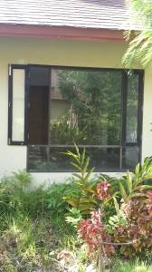 ชุดบานหน้าต่างรีสอทพร้อมวงกบ