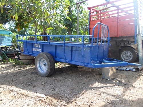 (จองโอนเงิน2000แล้วจากคุณวุดลพบุรี)ขายเทนเลอร์ลากรถไถทุกรุ่นลากได้ ยาว250x150 บรรทุกอะไรก็ได้ ถูกกว่าต่อใหม่ครับ