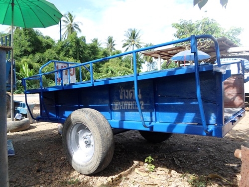 (จองโอนเงิน2000แล้วจากคุณวุดลพบุรี)ขายเทนเลอร์ลากรถไถทุกรุ่นลากได้ ยาว250x150 บรรทุกอะไรก็ได้ ถูกกว่าต่อใหม่ครับ