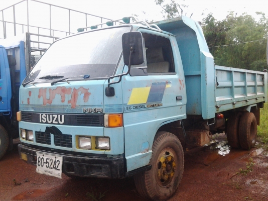 ISUZU NKR58LU 4BE1 110แรงฝาดำ ห้างแท้เกียร์สั้น ยกหัวได้ ภาษีเต็ม58