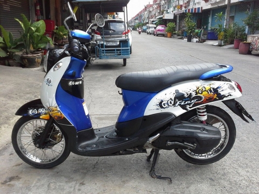 Fino ปี 53 สีน้ำเงิน ท่ออาร์ม เครื่องดีมาก ชุดสีสวย สด มีเล่ม เอกสารครบ