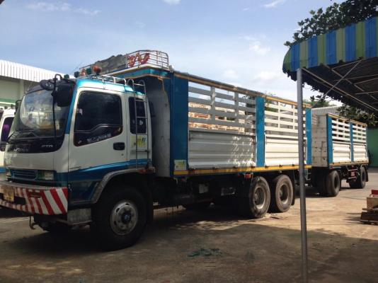 ขายด่วน  รถสิบล้อ  พ่วงแม่-ลูก  ไม่ดั้มพ์  ISUZU  DEGA  270  สภาพดีมากพร้อมใช้งาน