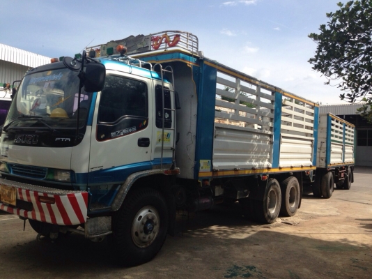 ขายด่วน  รถสิบล้อ  พ่วงแม่-ลูก  ไม่ดั้มพ์  ISUZU  DEGA  270  สภาพดีมากพร้อมใช้งาน