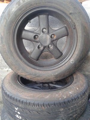 ขายแล้วล้อแม็ก14"5รู114 5ก้านลึกๆ+ยาง