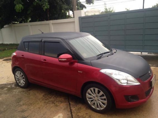 ขาย suzuki swift 1.25GLX TOP2012 รถบ้านสีแดงสภาพสวย วิ่งน้อยค่ะ