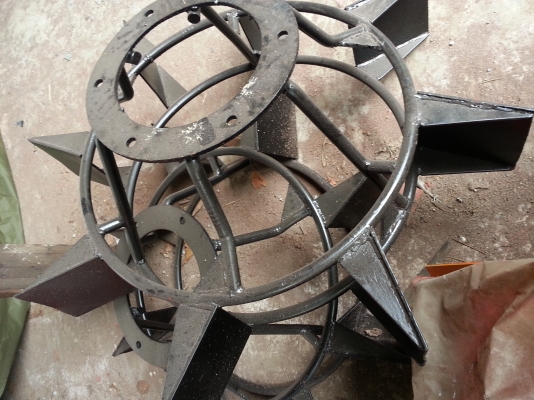 ล้อกันจมมือสอง 4708 เหล็กวงใหญ่ 8 ใบ ติดต่อ 0817807317