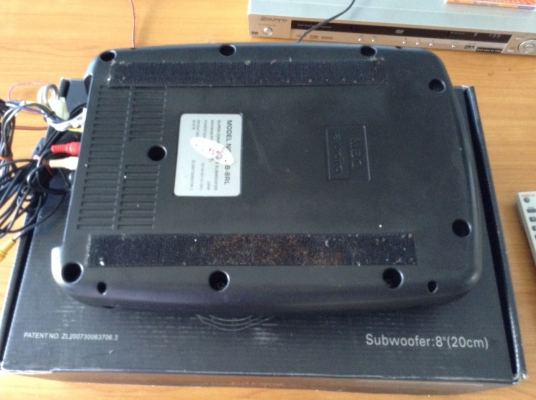 ขายลำโพงเบสบล็อก Subwoofer 8" ของ MBQ ใต้เบาะ