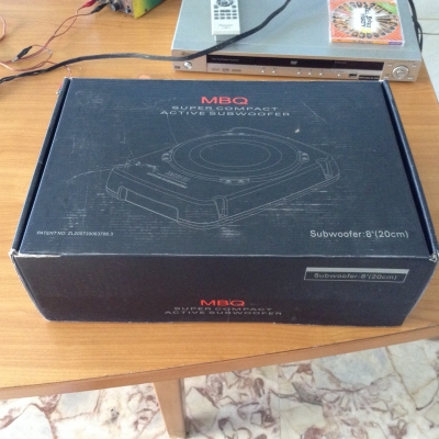 ขายลำโพงเบสบล็อก Subwoofer 8" ของ MBQ ใต้เบาะ