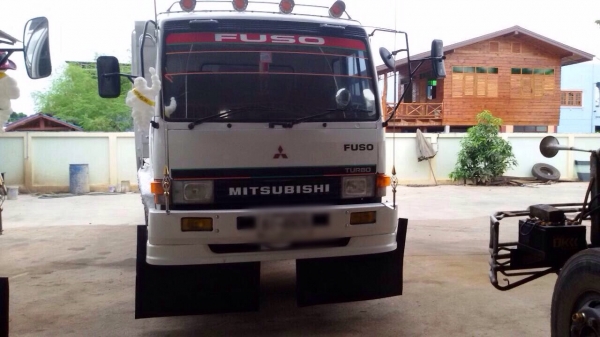 ขายรถบรรทุกสิบล้อดัมพ์ MITSUBISHI turbo ซีเรียล 5,9xx กระบะสามมิตร ยางใหม่ ปี 39 รถสวยพร้อมใช้