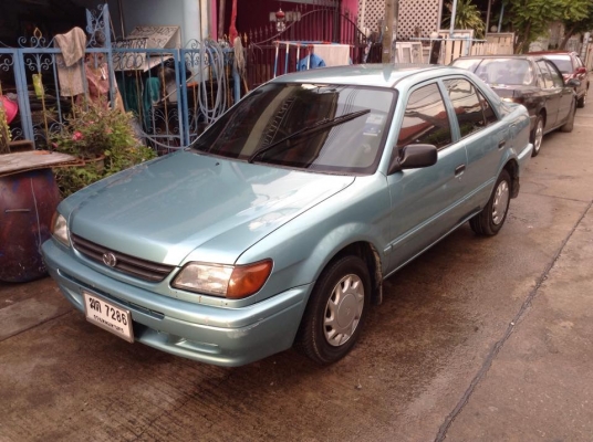 ขาย TOYOTA SOLUNA. ปี98 1.5. ออโต้ แอร์แบค ไฟฟ้า เครื่องแห้ง เกียรดีมาก สีสวย ภายในสะอาด ช่วงล่างดี แอร์หนาว ไม่เคยติด แกส พร้อม ใช้ วิ่งไกล สบาย. ราคา 69000 กอล์ฟ ครับ 085-359-4089 ดูรถ สายไหม วงศกรครับ