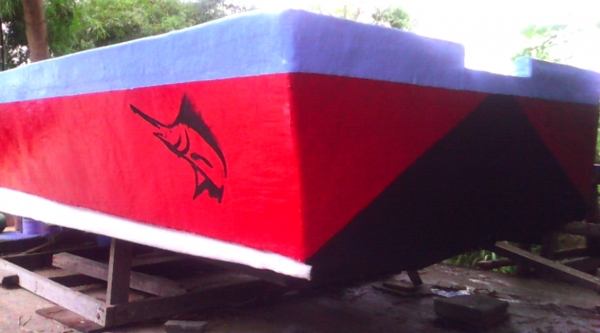 เรือไฟเบอร์ 15ฟุ๊ต ราคา25000บาท